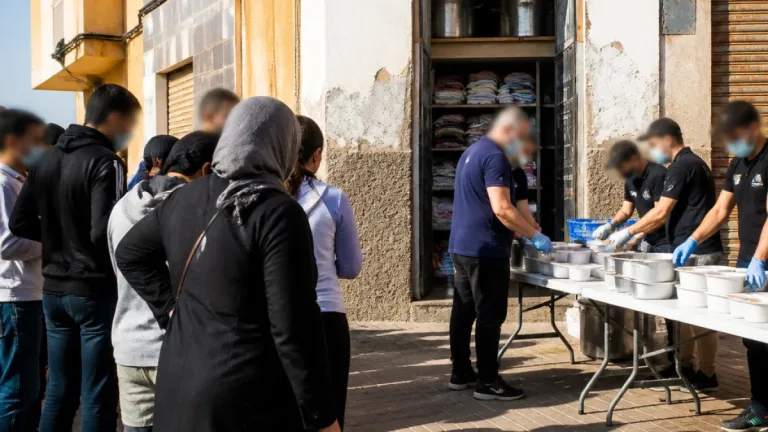 Vecinos de Los Rosales sostienen un comedor solidario ante el desgaste y la falta de respuesta oficial