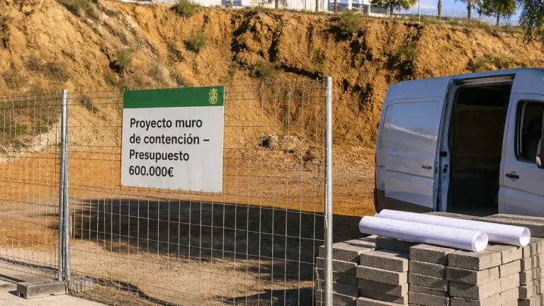 Vélez-Málaga eleva a 600.000 euros el proyecto del muro para proteger el Parque Tecnoalimentario
