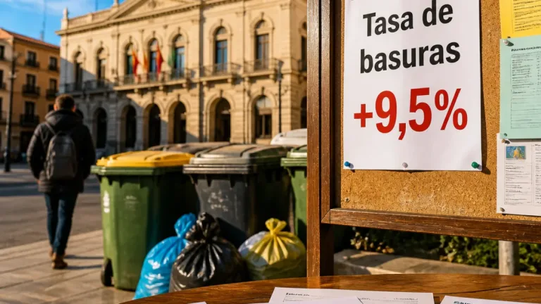 Vitoria plantea subir un 9,5% la tasa de basuras en 2027 y revisa otras tasas e impuestos