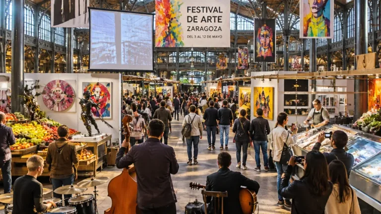 Zaragoza acoge arte contemporáneo en el Mercado Central del 17 al 20 de septiembre