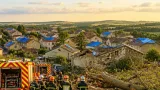 Après la tornade d'EF3 à Pomas, des renforts de l'Aveyron pour sécuriser le village