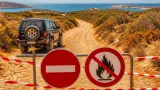 Fermeture pour risque incendie : la piste de Saleccia à nouveau interdite d'accès