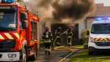 Incendie dans un garage à Moncé-en-Belin : un blessé léger, douze pompiers mobilisés