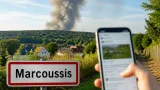 Incendie en cours à Marcoussis : mobilisation signalée, autorités non confirmées sur la plateforme