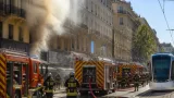 Incendie maîtrisé dans un snack du cours Belsunce à Marseille, la circulation des tramways perturbée
