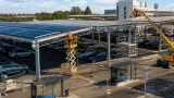 Nevers : le parking de l’hôpital se couvre d’ombrières photovoltaïques, un chantier qui change le quotidien