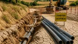 Sécheresse : deux chantiers d'eau suspendus à Quéménéven pour « préserver la ressource »