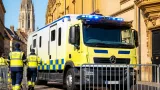 Un camion du Samu repéré en centre-ville de Metz: reconnaissance en vue de la visite du pape