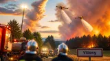 Un important feu de végétation à la lisière du Loiret mobilise plus de 150 pompiers