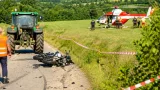 Un motard allemand grièvement blessé après une collision avec un tracteur à Guyans‑Vennes
