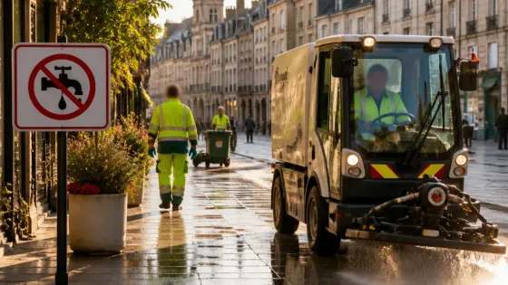 À Blois, le service propreté maintient l’effort estival face aux dépôts sauvages et à la sécheresse