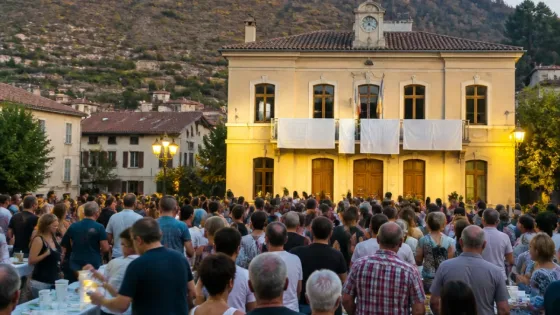 À Die, un apéro pour remercier la solidarité après l'incendie qui a ravagé 4 400 ha