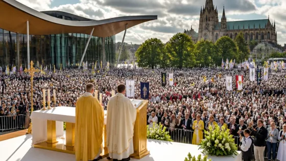 À Metz, le pape Léon XIV appelle au « sacrifice » de positions pour la paix en Europe