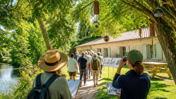 À Niort, des visites guidées d’été mêlent art et regard scientifique sur l’arbre et l’eau