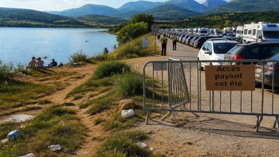 À proximité de Grenoble, le lac de Paladru menacé par la surfréquentation: l’accès bientôt payant ?