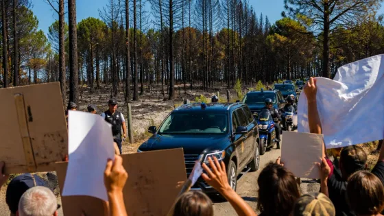 Après le mégafeu en Gironde, Lecornu conspué promet « l’artillerie lourde » pour la reconstruction