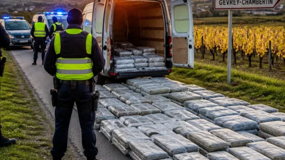 Côte-d'Or : 529 kg de cocaïne retrouvés dans un véhicule, deux hommes interpellés