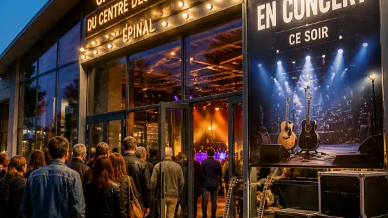 Épinal : Jean‑Baptiste Guégan présente « JOHNNY, LE SHOW D’UNE VIE » à la Grande Halle