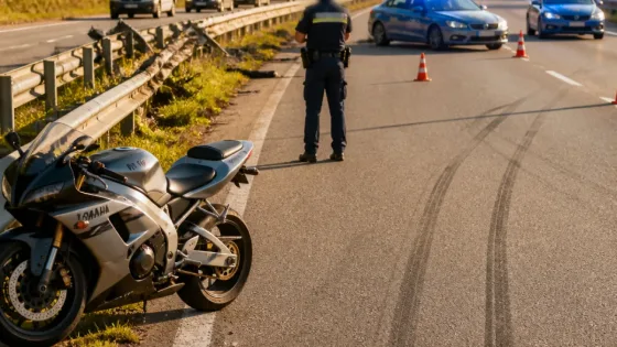 Haute‑Saône : un motard interpellé après une fuite à 180 km/h sur la RN19