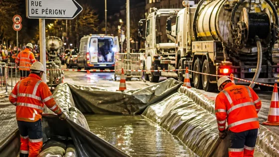 La Rochelle : raccordement nocturne des nouvelles canalisations mobilisant 60 personnes et 22 M€