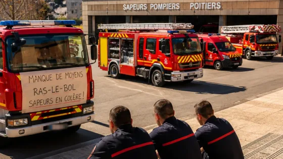 Les pompiers de la Vienne en grève : fatigue, véhicules inutilisés et appel à des renforts