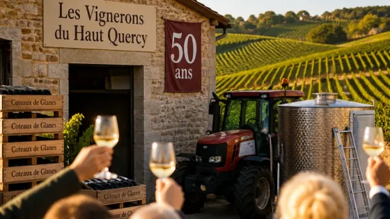 Les Vignerons du Haut Quercy fêtent 50 ans : un modèle coopératif au cœur du Lot