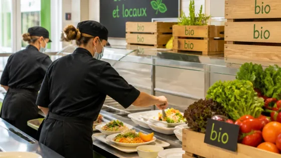Mâcon : 1 000 repas 100 % bio et locaux servis à midi au lycée René-Cassin