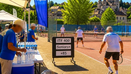 Périgueux : l’ITF 400 seniors + retrouve convivialité et haut niveau au CAP tennis padel