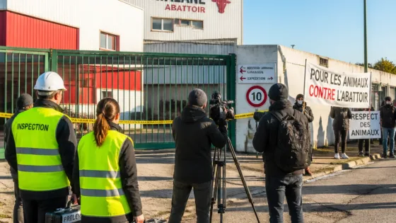 Perpignan : L214 porte plainte après des images dénonçant des pratiques à l'abattoir de La Catalane
