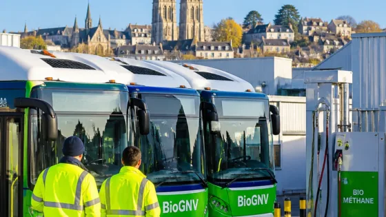 Quimper : trois bus au biométhane renforcent la flotte de l'agglomération