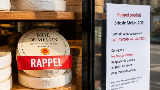 Rappel sanitaire : un lot de brie de Melun AOP impliqué dans une alerte alimentaire
