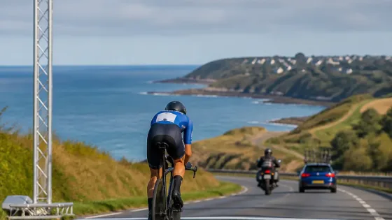 Saint-Brieuc : Reinderink s'impose dans le contre‑la‑montre et marque le Saint‑Brieuc Agglo Tour