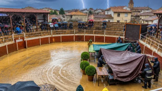 Un orage met prématurément fin à la course landaise des fêtes de Maubourguet