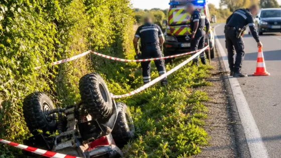 Un septuagénaire du Loir‑et‑Cher meurt après une sortie de route en quad à Arrou (Eure‑et‑Loir)