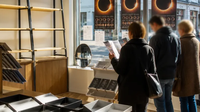 À Argentan, rupture de stock de lunettes pour l’éclipse : comment observer sans danger