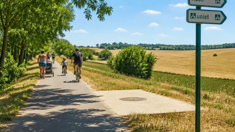 À Auch, la piste cyclable Auch–Aubiet séduit familles et promeneurs, près de 4 000 passages enregistrés