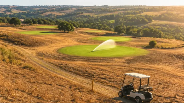 À Auch, le golf d'Embats voit sa saison bousculée par la chaleur et la sécheresse