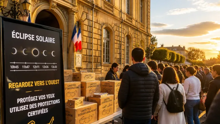 À Auch, les 500 paires de lunettes pour l’éclipse s’envolent en moins d’une heure