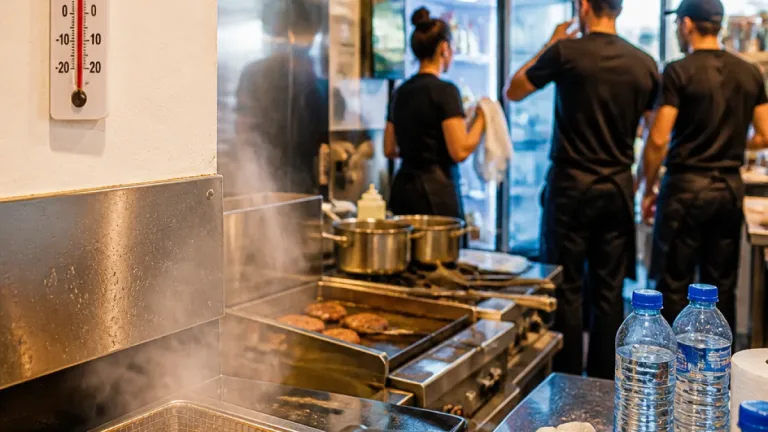 À Caen, des cuisines sans climatisation frôlent les 50 °C et mettent les personnels à l’épreuve