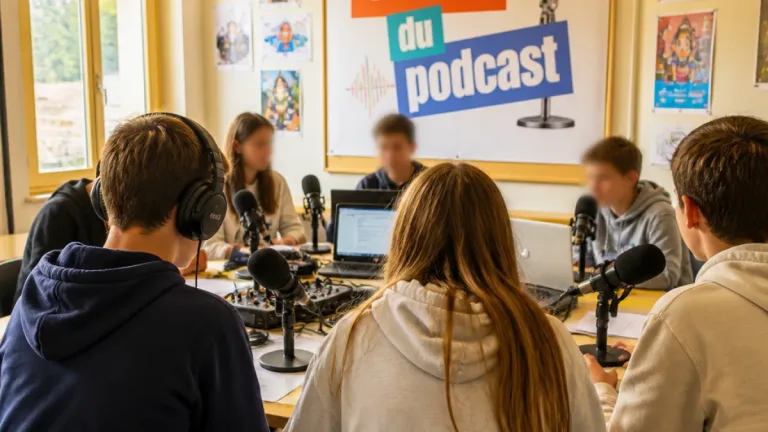 À Capdenac-Gare, 48 jeunes de l’Ouest-Aveyron prennent le micro pour créer des podcasts