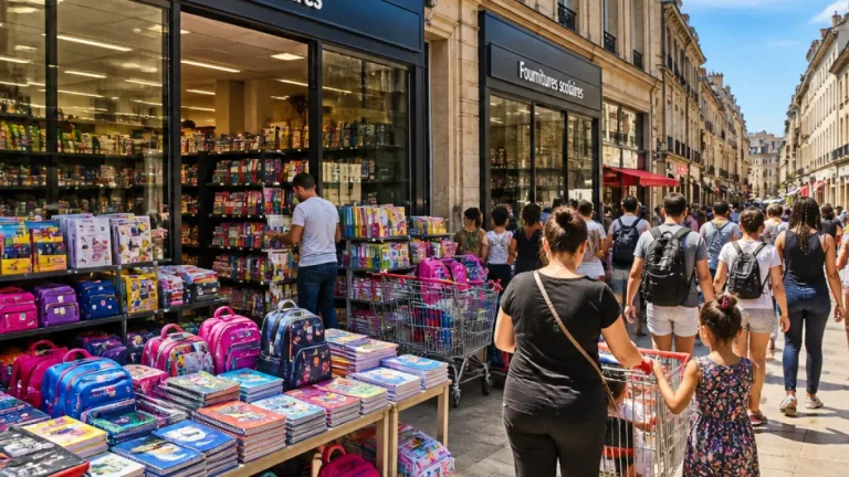 À Châlons-en-Champagne, les commerces de fournitures scolaires pris d’assaut avant la rentrée