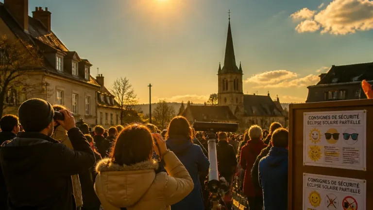 À Château‑Chinon, plusieurs centaines de personnes réunies pour l’éclipse du 12 août