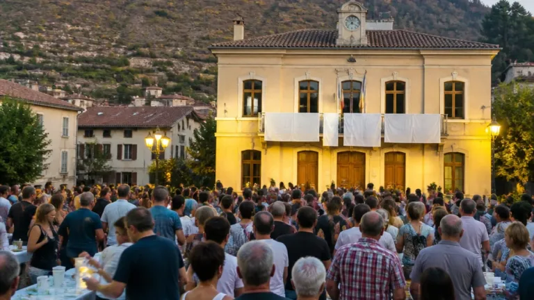 À Die, un apéro pour remercier la solidarité après l'incendie qui a ravagé 4 400 ha