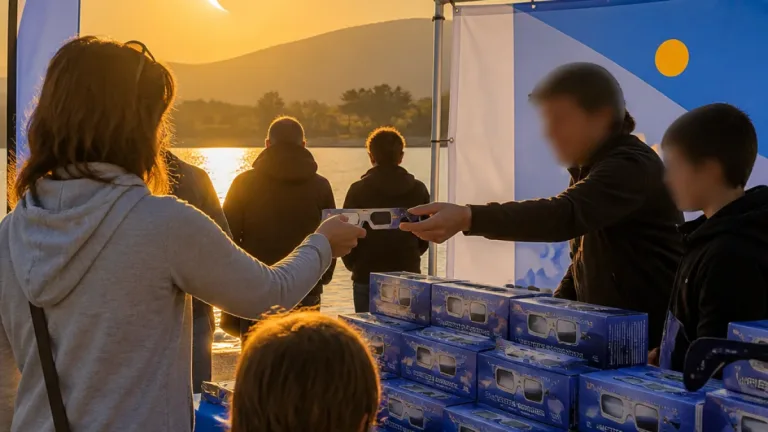 À Digne-les-Bains, la ville distribue des lunettes pour l’éclipse partielle du 12 août