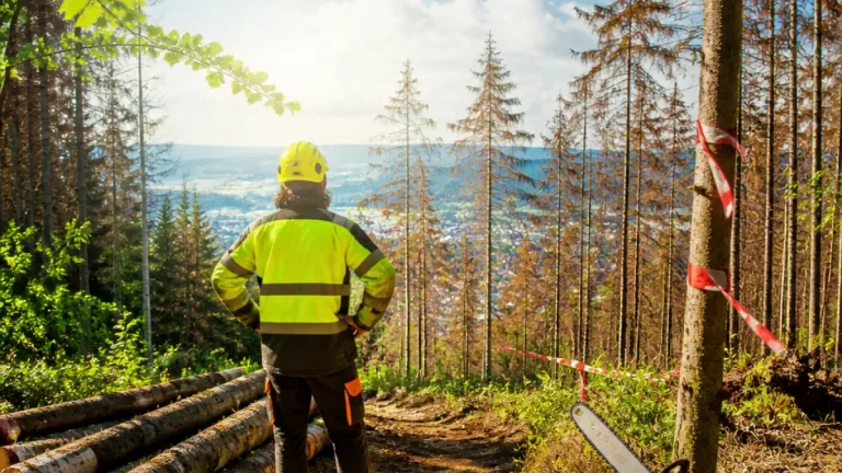 À l'ONF de Besançon, une jeune technicienne surveille sapins fragilisés par la sécheresse