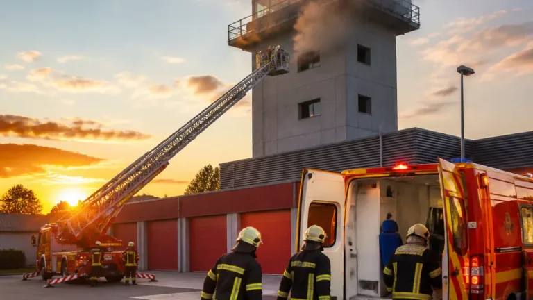 À Lagny‑sur‑Marne, la nouvelle tour d’entraînement des pompiers affine des réflexes cruciaux