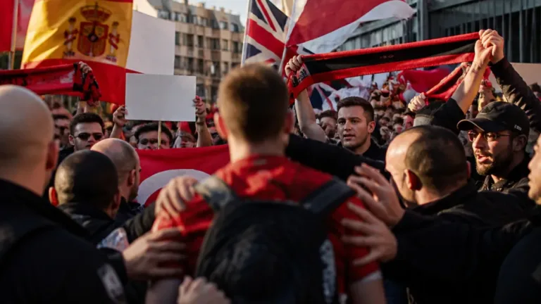 À Lille, les supporters tentent de retenir Ayyoub Bouaddi alors que Manchester City approche