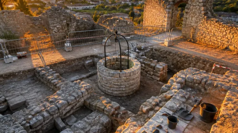 À Orange, la colline Saint‑Eutrope livre pour la première fois les murs du château médiéval