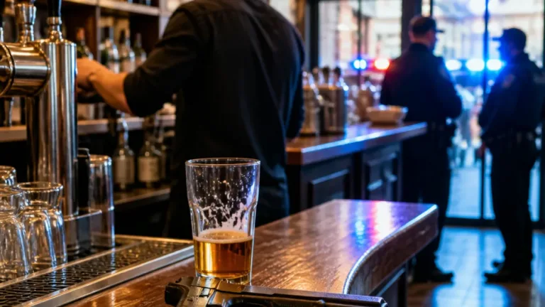 À Rouen, un homme pose une arme sur le comptoir d’un bar puis boit une bière avant d’être interpellé