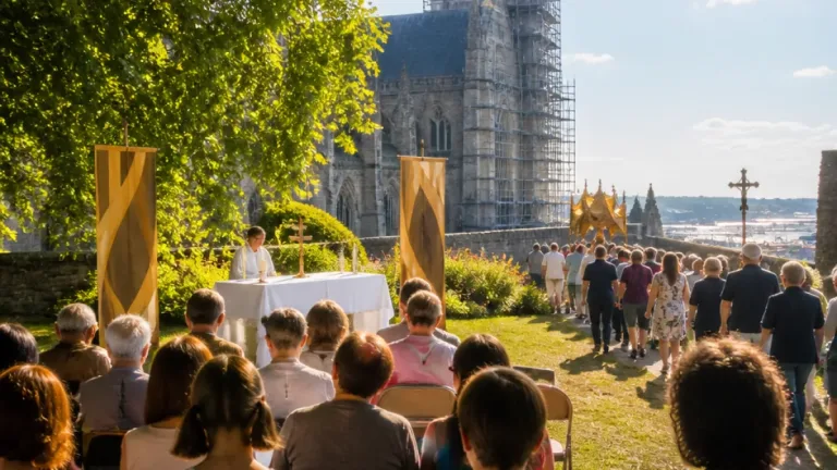 À Vannes, la messe de l’Assomption se déroulera dans les jardins des Remparts